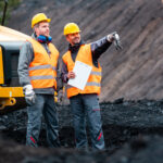 Our Miners Surveying Mine From The Above